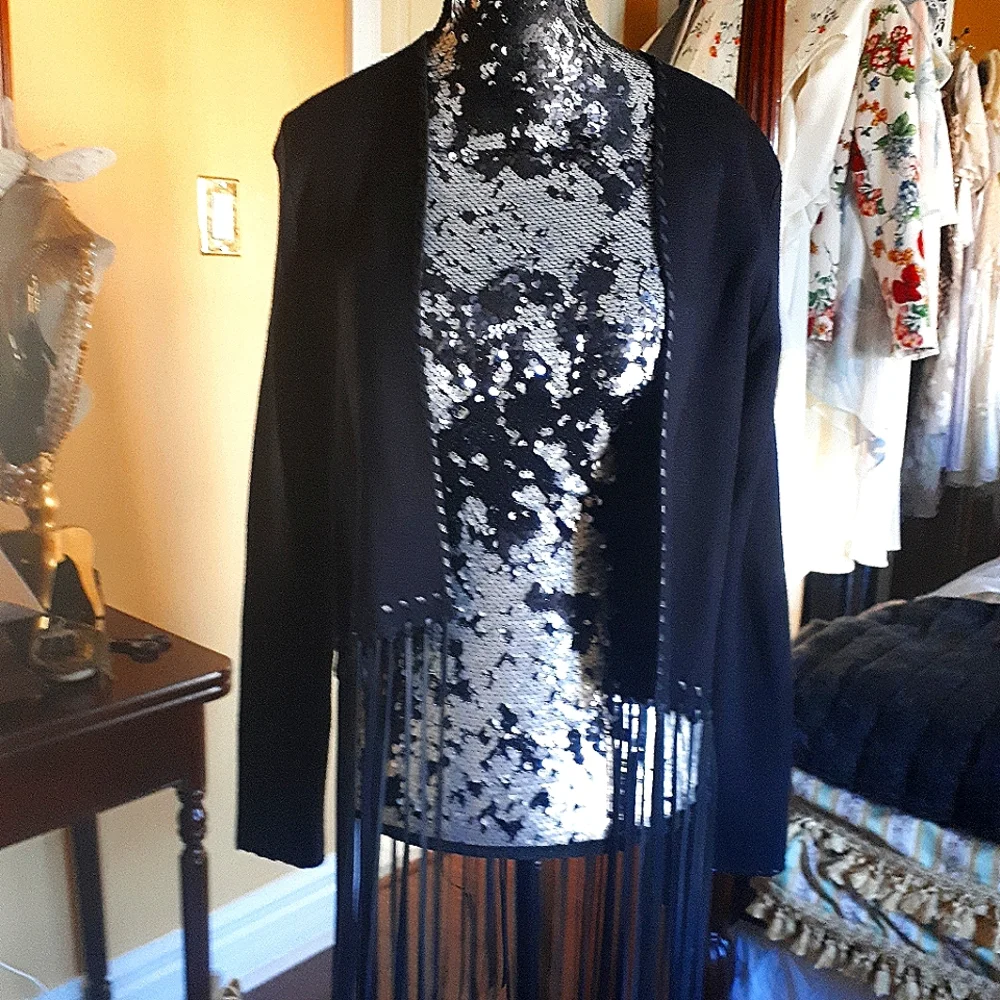 Zara fringe cardigan - Picture 3 of 6